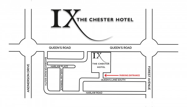 Parking Map Chester hotel car park map